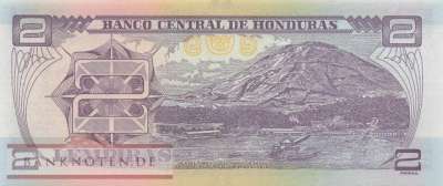 Honduras - 2  Lempiras (#097e_UNC)
