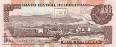 Honduras - 10  Lempiras (#099d_UNC)