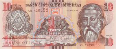 Honduras - 10  Lempiras (#099f_UNC)