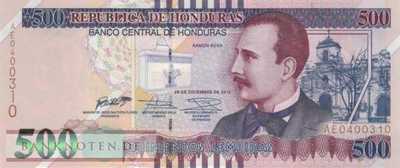 Honduras - 500  Lempiras (#103c_UNC)
