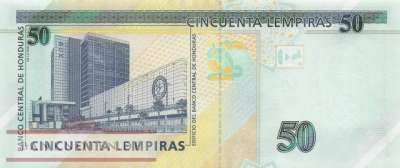 Honduras - 50  Lempiras (#104c_UNC)