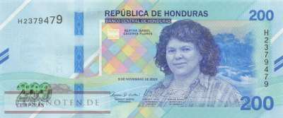 Honduras - 200  Lempiras (#114_UNC)
