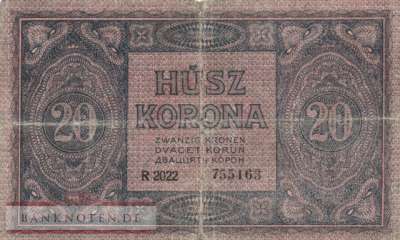 Ungarn - 20  Korona (#042_VG)