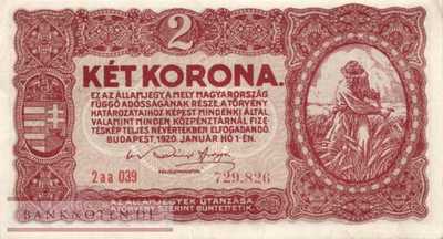 Hungary - 2  Korona (#058a_VF)