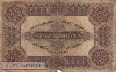 Ungarn - 100  Korona (#063_G)