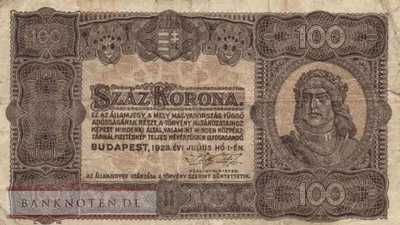 Hungary - 100  Korona (#073b_F)