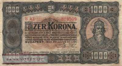 Hungary - 1.000  Korona (#075b_F)