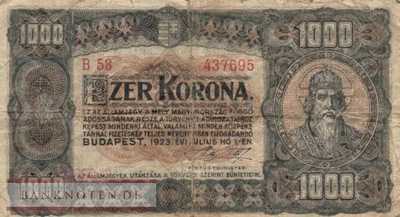 Ungarn - 1.000  Korona (#075b_VG)