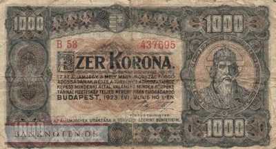 Hungary - 1.000  Korona (#075b_VG)