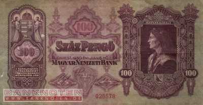Hungary - 100 Pengö (#098_VF)