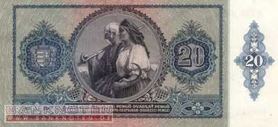 Ungarn - 20  Pengö (#109_AU)