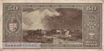 Hungary - 50  Pengö (#110a_F)