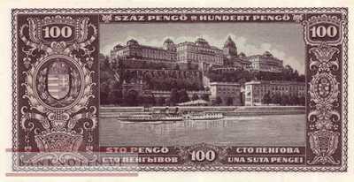 Ungarn - 100  Pengö (#111b-1_AU)