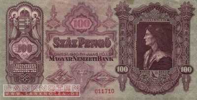 Hungary - 100  Pengö (#112_VF)