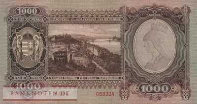 Ungarn - 1.000  Pengö (#116_UNC)