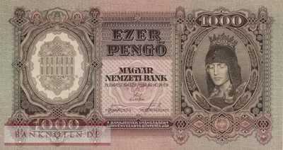 Ungarn - 1.000  Pengö (#116_UNC)