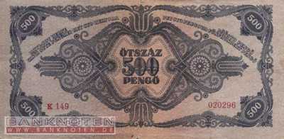 Hungary - 500  Pengö (#117a_F)