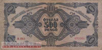 Ungarn - 500  Pengö (#117x_F)