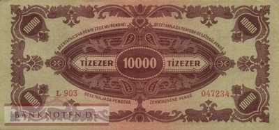 Hungary - 10.000  Pengö (#119b-1_XF)
