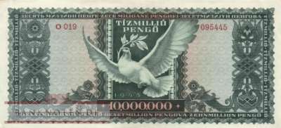 Ungarn - 10 Millionen Pengö (#123_XF)
