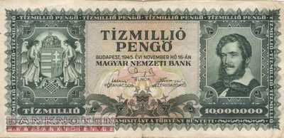 Ungarn - 10 Millionen Pengö (#123_F)