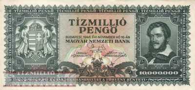 Ungarn - 10 Millionen Pengö (#123_VF)