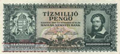 Hungary - 10 Million Pengö (#123_XF)