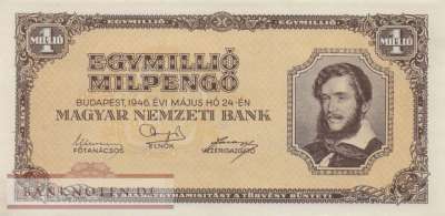Ungarn - 1 Million Milpengö (#128_UNC)
