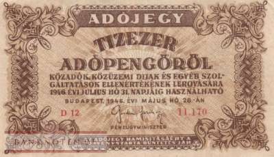 Hungary - 10.000  Adopengö (#143a-2_VF)