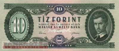 Hungary - 10  Forint (#168c_UNC)