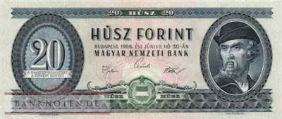 Ungarn - 20  Forint (#169e_UNC)