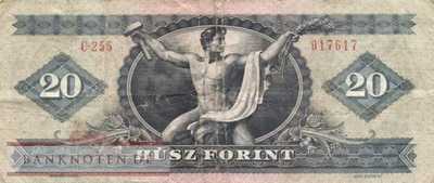 Ungarn - 20  Forint (#169g_F)
