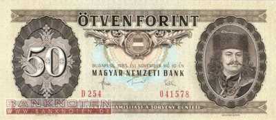 Ungarn - 50  Forint (#170f_UNC)