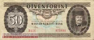 Ungarn - 50  Forint (#170f_VF)