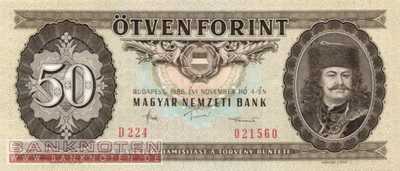 Ungarn - 50  Forint (#170g_UNC)
