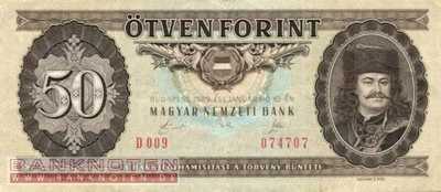 Ungarn - 50 Forint (#170h_VF)