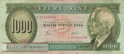 Hungary - 1.000  Forint (#173a_F)