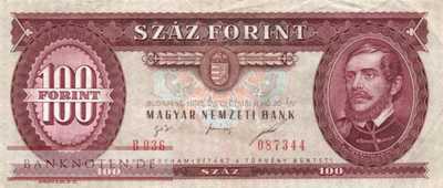 Ungarn - 100  Forint (#174c_VF)