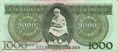Ungarn - 1.000  Forint (#176b_VF)