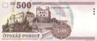 Ungarn - 500  Forint (#179a_UNC)