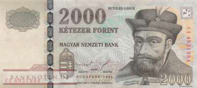 Hungary - 2.000  Forint (#181a_XF)