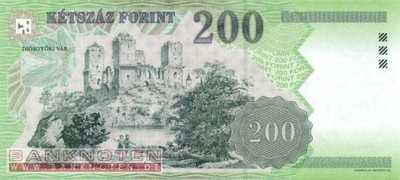 Hungary - 200  Forint (#187c_UNC)