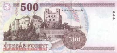 Ungarn - 500  Forint (#188e_UNC)