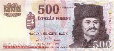 Hungary - 500  Forint (#188e_UNC)