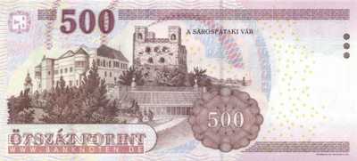 Ungarn - 500  Forint (#196c_UNC)