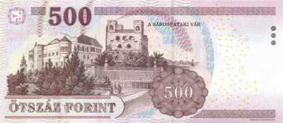 Hungary - 500  Forint (#196e_UNC)