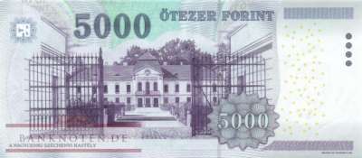 Ungarn - 5.000  Forint (#199b_UNC)