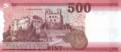 Hungary - 500  Forint (#202b_UNC)