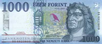 Ungarn - 1.000  Forint (#203a_UNC)
