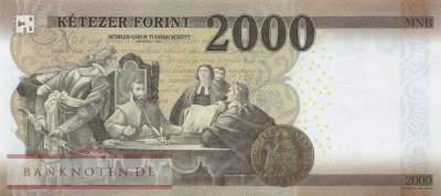 Ungarn - 2.000  Forint (#204d-2_UNC)
